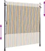 vidaXL Außenrollo Gelb und Weiß 200x270 cm Stoff und Stahl Produktbild-Vorschau 6