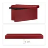 Relaxdays Faltbare Sitzbank 38 x 76 x 38 cm HxBxT, 2-Sitzer Produktbild-Vorschau 5
