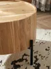 Couchtisch Akazie Massivholz 60x60x41 cm Rund mit Produktbild-Vorschau 5