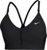 Nike W Nk Indy Bra V-Neck Black/Black/Black/White M Produktbild-Vorschau 26