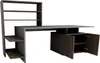 Skye Decor, Melis - Noce, Antracite, Scrivanie, Noce, 146,3 Anteprima dell’immagine prodotto 4