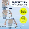 EASYmaxx Séchoir à linge extensible 185-250 x 56 x 98 cm - Voir les images du produit 2