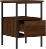vidaXL Nachttisch Braun Eichen-Optik 34x36x50 cm Produktbild-Vorschau 3