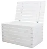 Grosse Holztruhe 80er weiss mit Deckel  80x50x39cm Produktbild-Vorschau 1