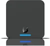 A black Ubiquiti UniFi Access G3 Flex card reader is shown against a white background, with a blue light indicator. Podgląd zdjęcia produktu