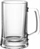 A clear, studio shot of a single, empty glass beer mug against a white background. Náhľad obrázku produktu