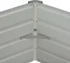 vidaXL Podwyższone łóżko 129 x 129 x 46 cm Stal ocynkowana Podgląd zdjęcia produktu 4