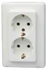 Kopp 912613066, CEE 7/3, 1 Modul(e), CEE 7/4, Weiß, 250 V, Produktbild-Vorschau 3