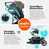Poussette Daliya® NEOMOVE 3 en 1, avec coque bébé i-Size et Voir les images du produit 6