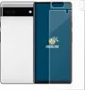 A product shot of a phone screen protector being applied to a phone. Produktbild-Vorschau