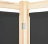vidaXL 3-teiliger Raumteiler Grau 120 x 170 x 4 cm Stoff -  Produktbild-Vorschau 13