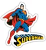Spreadshirt DC Comics Superman Pose + Schriftzug Sticker Produktbild-Vorschau 1