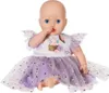BABY born® Lila Tutu Jurk, 43 cm Productafbeelding-voorbeeld 2