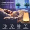 LED Nachttischlampe, Dimmbar Atmosphäre Tischlampe mit Produktbild-Vorschau 5