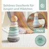 Bieco Stapelturm Baby | Stapelspiel ab 1 Jahr | Steckspiel Produktbild-Vorschau 6