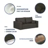 KomfortWelt24 2 Sitzer Sofa mit Schlaffunktion und Produktbild-Vorschau 12