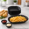 6x Black Fries Pommesschale schwarz Currywurst-Schale Produktbild-Vorschau 5