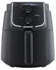 A black Midea air fryer is shown from the front against a white background. Produktbild-Vorschau