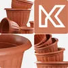 Doniczka KADAX "Suba", plastikowa miska na kwiaty, okrągła Podgląd zdjęcia produktu 8