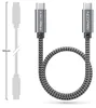 deleyCON 0,5m 240W 10 Gbps USB-C Kabel Kurz (USB 3.2 Gen2) Produktbild-Vorschau 3