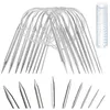 Breinaalden voor dikke wol, 40 cm, set van 9 stuks, Productafbeelding-voorbeeld 1