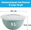 2er Set Schüsseln 5 L – Serie KRETA, Pastellgrün, mit Produktbild-Vorschau 2
