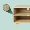 Mobile TV basso Relaxdays, 6 ripiani, mobile TV fino a 60 Anteprima dell’immagine prodotto 5