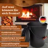 BLACK OAK Ascheeimer Santorini 25L - mit Deckel, Produktbild-Vorschau 7