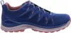 A side view of a blue hiking shoe. Voir les images du produit