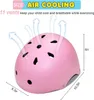 Kinder Fahrradhelm Kinderhelm 7 in 1 Set Rosa S Produktbild-Vorschau 2
