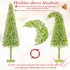 A collage of images showing a flexible Christmas tree and its features. Podgląd zdjęcia produktu