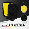 Glart 2er Set Premium Zottel Auto Waschhandschuhe, Chenille Produktbild-Vorschau 5