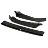 Three black automotive front lip spoilers are displayed on a white background. Náhled obrázku produktu