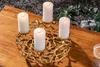 Eleganter Kerzenhalter ABSTRACT 38cm gold Kranz aus Ästen Produktbild-Vorschau 2