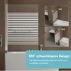 doporro Duschwand für Badewanne Badewannenaufsatz 90x140cm Produktbild-Vorschau 3
