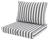 Coussins pour salon de jardin déhoussable 60x60cm - Rayure Voir les images du produit 1