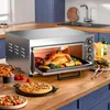 Piec do pizzy 2000W z kamieniem kordierytowym do pizzy jak Podgląd zdjęcia produktu 2