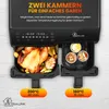 Extralink Air Fryer SJ-1000 10L (6L + 4L), 2500 W, Dual Produktbild-Vorschau 9