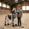 VROOOMY Mechaniczny konik do ujeżdżania / zebra (4–6 lat) – Podgląd zdjęcia produktu 2