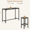 Sada barového stolu a židlí, 120 cm obdélníkový hospodský Náhled obrázku produktu 7