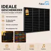 FabaHome MC Regal für 60 Kassetten, Holz Schwarz Produktbild-Vorschau 3