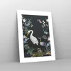 Poster - Poster ohne Rahmen - Asiatisch Reiher Blumen - Produktbild-Vorschau 7