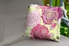 MuchoWow® Outdoor Kissen - Rosen - Rosa - Muster - 60x60 cm Produktbild-Vorschau 2
