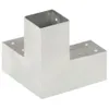 vidaXL Pfostenverbinder Y-Form Verzinktes Metall 71 x 71 mm Produktbild-Vorschau 2