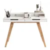 WOHNLING Schreibtisch 110 x 85 x 60 cm MDF-Holz Produktbild-Vorschau 14