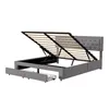 INONEFT Hydraulisches Boxspringbett 160 x 200 cm mit 2 Produktbild-Vorschau 8
