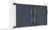 Schiebetor aus aluminium 4m VELETA H.160cm grau Produktbild-Vorschau 8