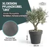XL Pflanzkübel / Pflanztopf „LIKE“ Ø58xH51 cm - Anthrazit - Produktbild-Vorschau 2