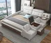 Multifunktions Bett Luxus Design Leder Betten Hotel Doppel Produktbild-Vorschau 5