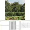 The Living Store Maschendrahtzaun mit Bodenhülsen Anthrazit Produktbild-Vorschau 6